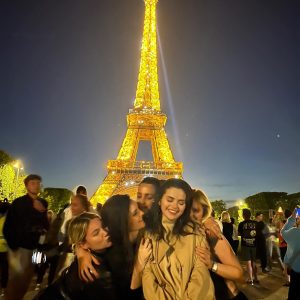 28 May: Selena with friends in Paris