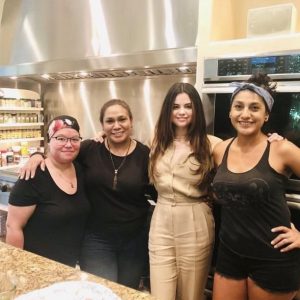 31 August: new rare pic of Selena with fans from 2019
