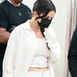 13 September: Selena arriving at the airport JFK in New York