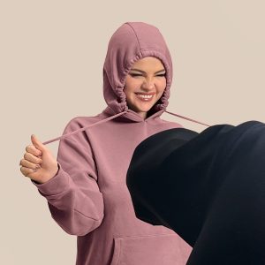 8 September: Selena posing in the new Rare Beauty hoodie