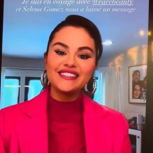 9 October: watch special message from Selena for French beauty influencers
