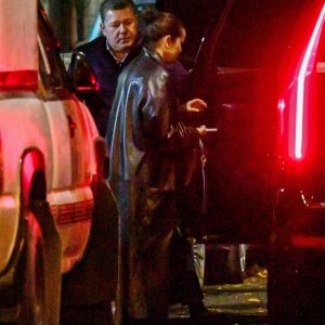 2 November: Selena leaving Holiday Bar in New York