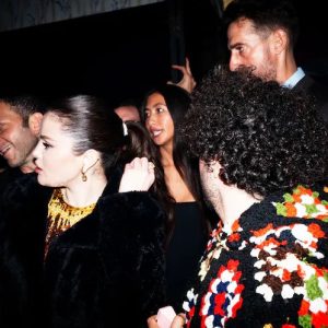 4 February: Selena arriving at W Magazine, Mark Ronson & Gucci’s Grammy Awards After-Party