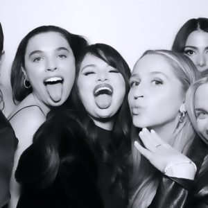3 February: Selena with friends at the afterparty of the ‘Lola” premiere in Los Angeles