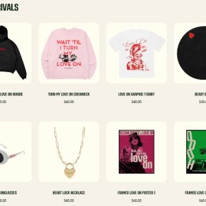 27 February: shop new ‘Love On’ official merchandise