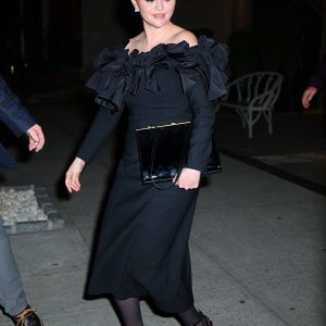 29 March: Selena leaving  the Crosby Hotel after attending ‘STEVE!’ premiere in New York