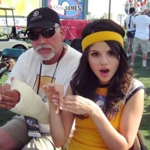 21 March: new rare pic of Selena on set of Disney Games in 2008