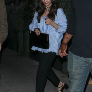 14 June: Selena spotted leaving ‘Saffy’s’ in Los Angeles