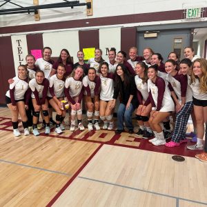 31 August: Selena attended the school volleyball game in Telluride, Colorado