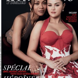 8 August: Selena & Zoe Saldana graces the cover of Madame Figaro Magazine