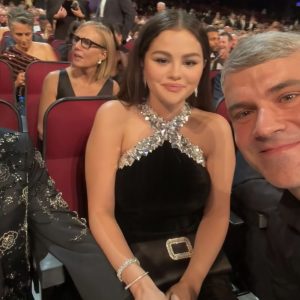 18 September: Selena with a fan at the Emmy’s