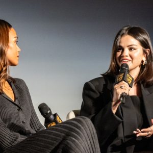 20 October: Selena, Zoe Saldana & Karla Sofia Gascon attend the BAFTA special screening of ‘Emilia Perez’ in Los Angeles