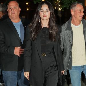 16 October: Selena arriving at the Lincoln Center in New York