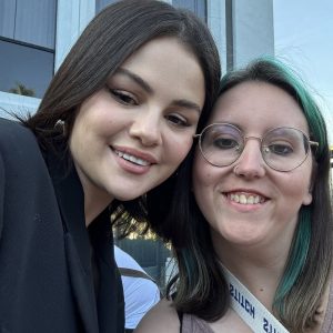 20 October: Selena with fans in Los Angeles