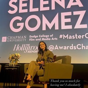 12 November: Selena thanked everyone who came to meet her at the Dodge College