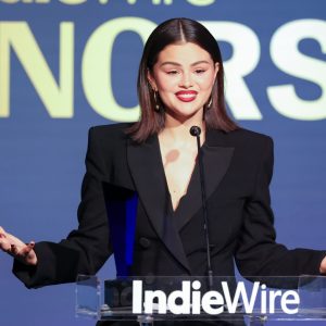 5 December: Selena received The Spotlight Award at the IndieWire Honors ceremony