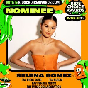 16 May: vote for Selena at the Kids Choice Awards 2025!
