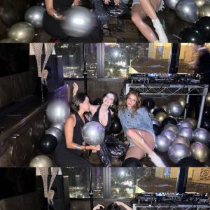 19 July: Selena at a party last night with friends