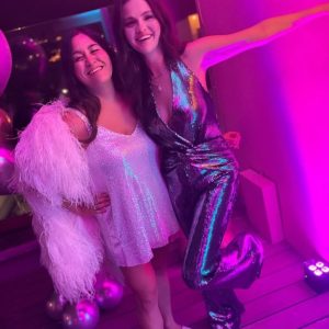 21 July: new pic of Selena with a friend at her birthday party