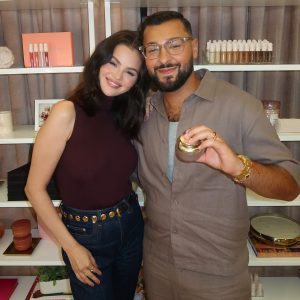 6 August: more new pics and videos of Selena with influencers at the Rare Beauty office