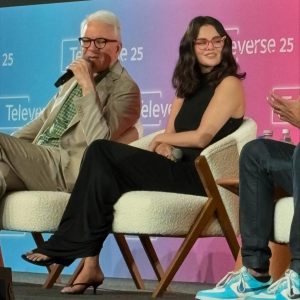 16 August: Selena & Steve Martin attending the Televerse FYC panel in Los Angeles