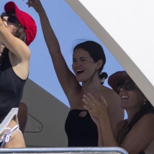 24 August: Selena spotted on a yacht in Cabo San Lucas, Mexico