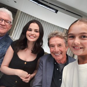 2 September: new interviews with Selena, Steve Martin & Martin Short as they kick off press for the new season of Only Murders
