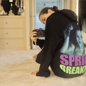 23 September: Selena poses in her throwback merchandise