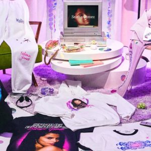 16 September: show new Selena’s throwback style merchandise