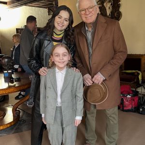 9 October: new pic with Selena from backstage of Only Murders