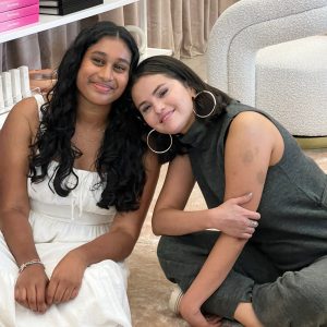 14 October: new pics of Selena with a beaty influencer back in 2023