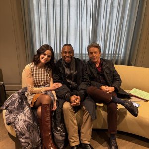 29 October: new pics of Selena from behind the scenes of Only Murders In The Building