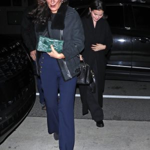 18 November: Selena arriving at the Giorgio Baldi restaurant in Santa Monica