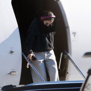 8 December: Selena spotted arriving at LAX in Los Angeles