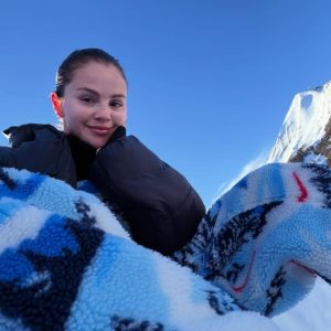 1 January: Selena celebrating New Year’s in the mountains