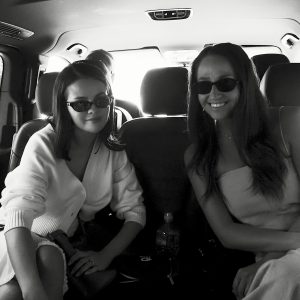 24 May: Selena with friends in London