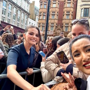 15 May: Selena meeting with fans in London