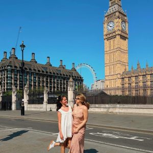 26 May: Selena poses in front of the Big Ben in London