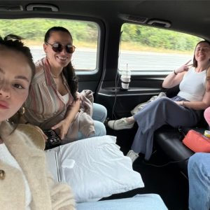 1 June: Selena with friends in London & new story from set of OMITB