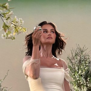 30 July: new picture of Selena  for ‘Rare Beginnings’ perfume by Rare Beauty