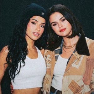 31 July: promo pictures of Selena, Becky G & Benny Blanco for Te Olvido (La La)