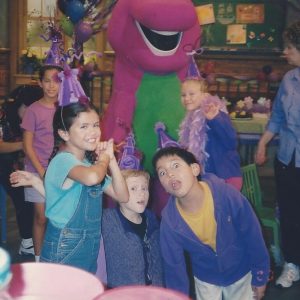 4 August: new picture of Selena from Barney & Friends