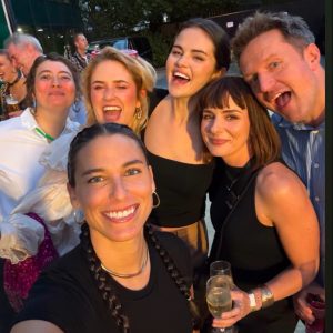 27 August: Selena at the Only Murders wrap party in London